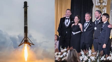 SpaceX Falcon 9 booster landing team wins first ever Neil Armstrong Space Prize for rocket reusability
