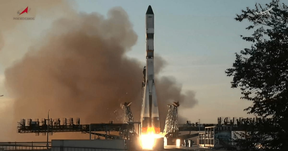 The Soyuz 2.1b rocket with Progress 96 cargo spacecraft launches from the Baikonur Cosmodrome in Kazakhstan to resupply the Expedition 75 crew aboard the International Space Station. (Cover Image Source: NASA | X)