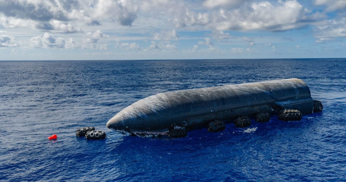 Starship's upper stage called Ship 40 floating in the Indian Ocean after splashdown on 13th test flight, July 24, 2026. (Cover Image Source: SpaceX)