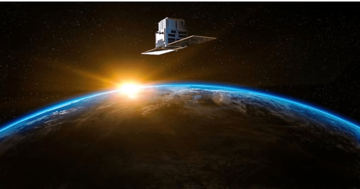 A representative image of the StarBurst satellite in orbit. (Representative Cover Image source: X/NASA's Kennedy Space Center; Resized by Starlust staff)