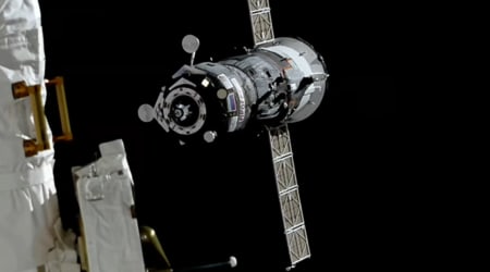 Watch: Russia’s Progress spacecraft docks with International Space Station carrying 3 tons of cargo