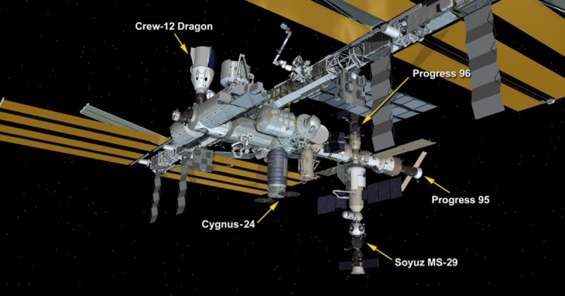 International Space Station gets crowded after Progress 96's arrival, hosts five spacecraft