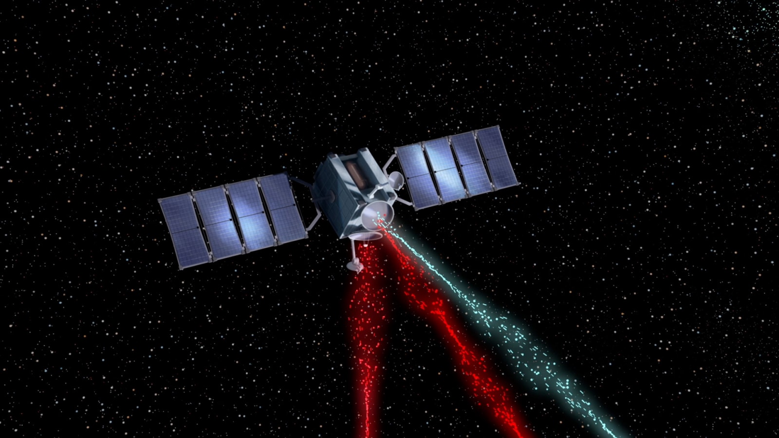 Artisitic rendition of satellites being cyber attacked. (Representative Image Source: SSC USSF)