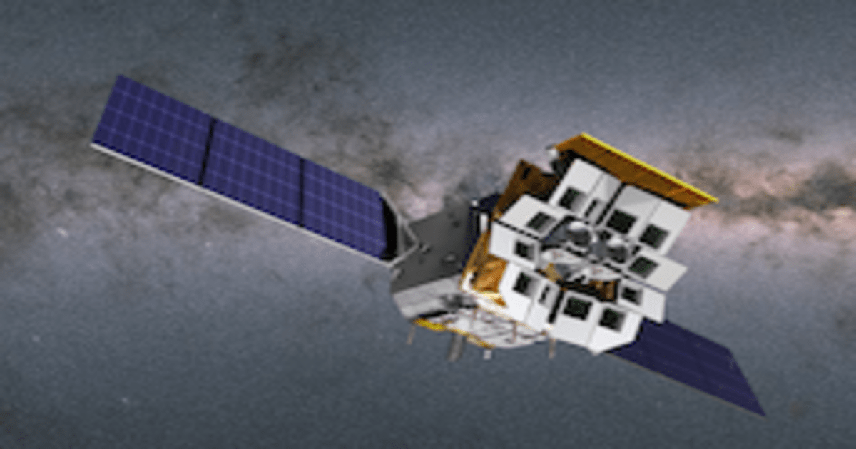 China’s Einstein Probe satellite, which observed the extended X-ray tail of pulsar PSR J1740+1000.  (Image Source: Chinese Academy of Sciences (CAS))