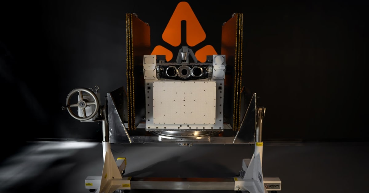 Image shared by AstroForge showing a model of their future spacecraft, Autonomy-1. (Cover Image Source: AstroForge)