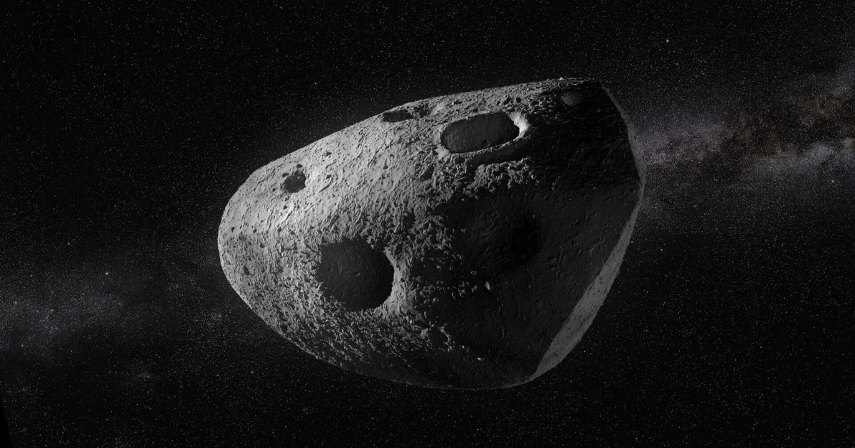 Artist's impression of the asteroid (99942) Apophis. (Representative Cover Image Source: ESA-Science Office)