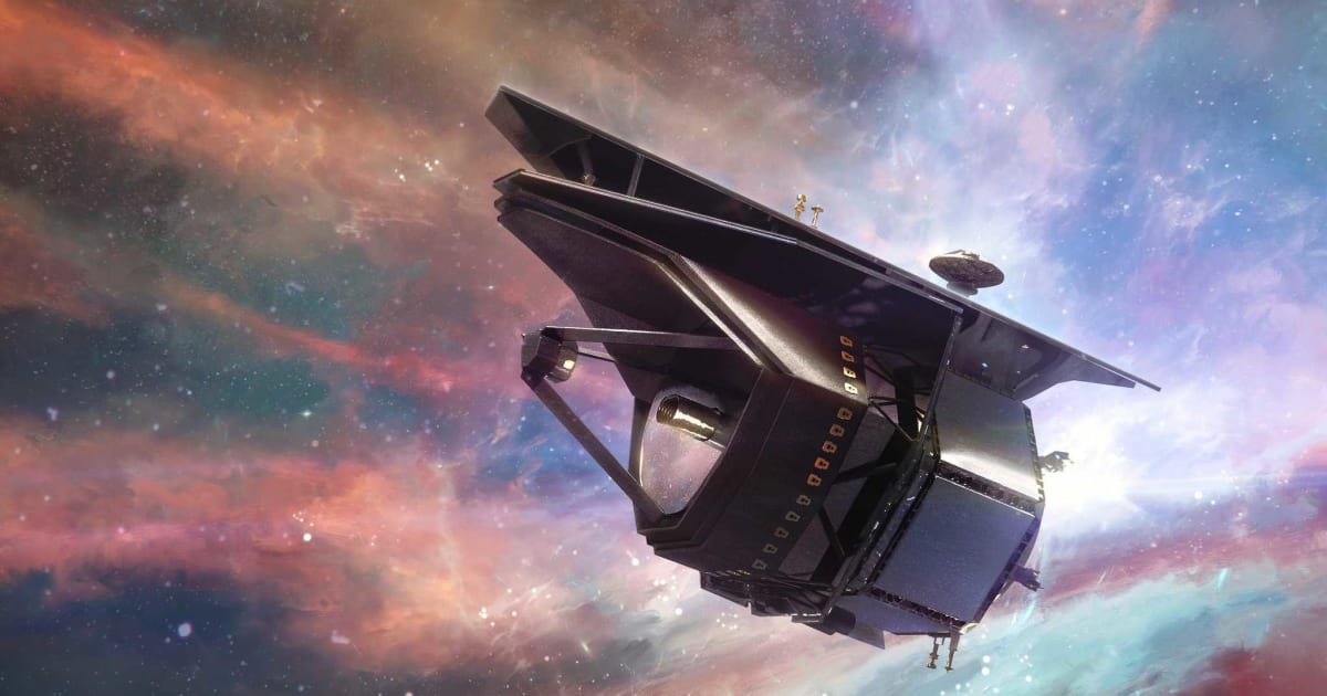 A digital illustration of NASA's PRIMA telescope that is expected to launch in 2033. (Representative Cover Image Source: NASA)