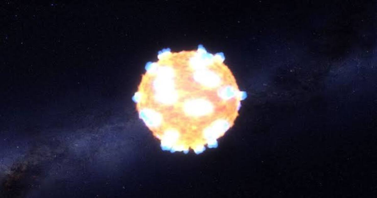 An artist’s illustration shows a massive star exploding in a powerful supernova, releasing enormous amounts of energy and material into space. (Image Source: NASA)