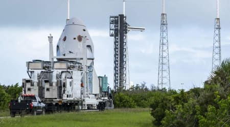 SpaceX Dragon spacecraft arrives at Cape Canaveral for October 1 launch of NASA’s Crew-13