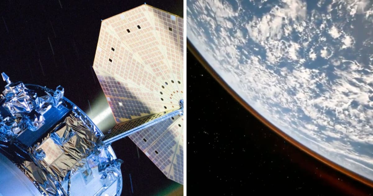 The Cygnus spacecraft used to raise the International Space Station's orbit is visible on the left; Earth captured by NASA astronaut Anil Menon during the orbit-raising maneuver. (R) — (Cover Image Source: NASA/X@astro_anil)
