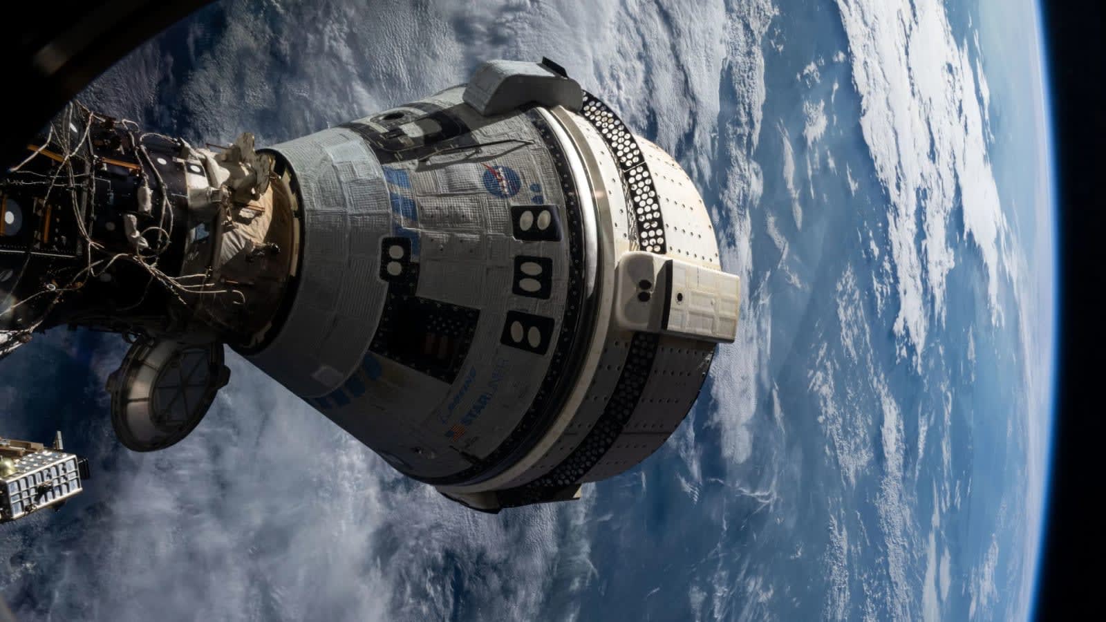 Boeing's Starliner spacecraft docked at the International Space Station, July 3, 2024.