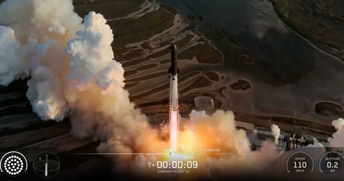 Starship lifts off on its debut orbital flight from Starbase, Texas, on September 28, 2026. (Cover Image Source: SpaceX)