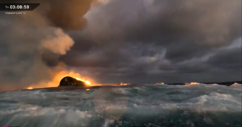 SpaceX Starship Flight 14: Booster splashes down in the Gulf, Ship ends in a fireball (watch video)