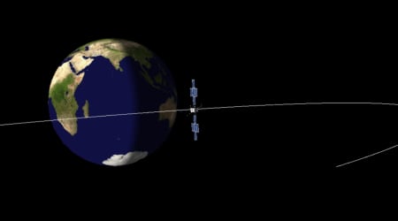 ESA's Jupiter-bound JUICE spacecraft flew by Earth on September 28, received huge speed boost. See pictures