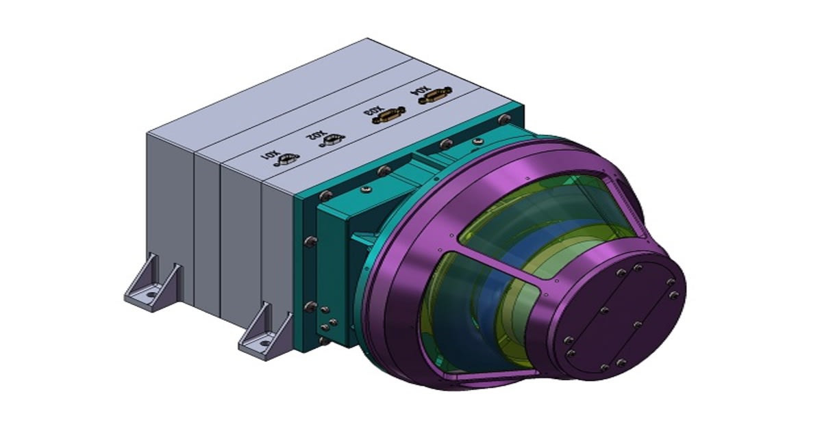 An illustration of SMILE’s Light Ion Analyser (LIA), one of the four science instruments aboard the spacecraft, designed to measure charged particles in the solar wind.  (Image Source: ESA / Chinese Academy of Sciences (CAS))