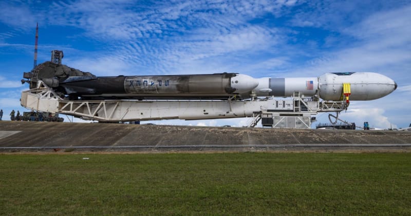 SpaceX rolls out Falcon Heavy for classified NROL-97 mission on October 1; when and where to watch live