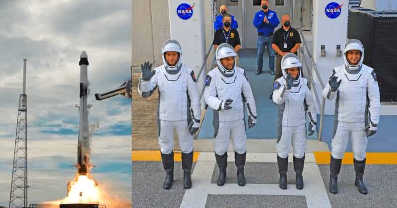 Watch: SpaceX launches NASA's Crew-13 on a record-fast trip to the ISS; Falcon 9 booster nails landing