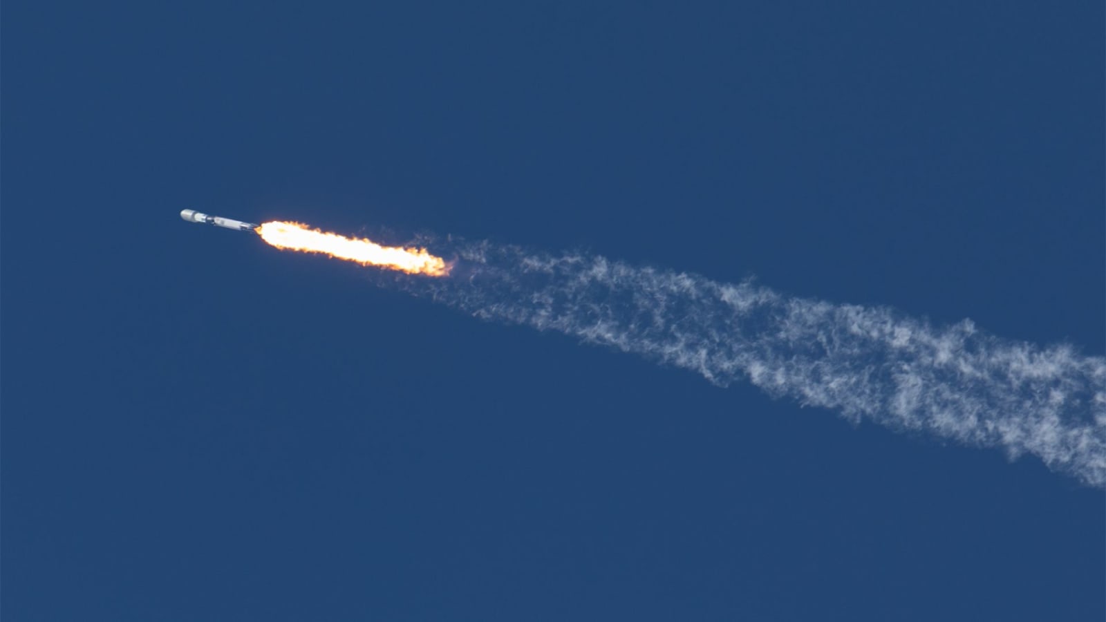 The Falcon 9 rocket ascends to space from the Vandenberg Space Force Base in California on Transporter-18 mission, Oct 1, 2026.