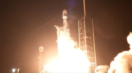 Watch: SpaceX's Falcon Heavy rocket successfully launches NROL-97, its first classified mission for U.S. government