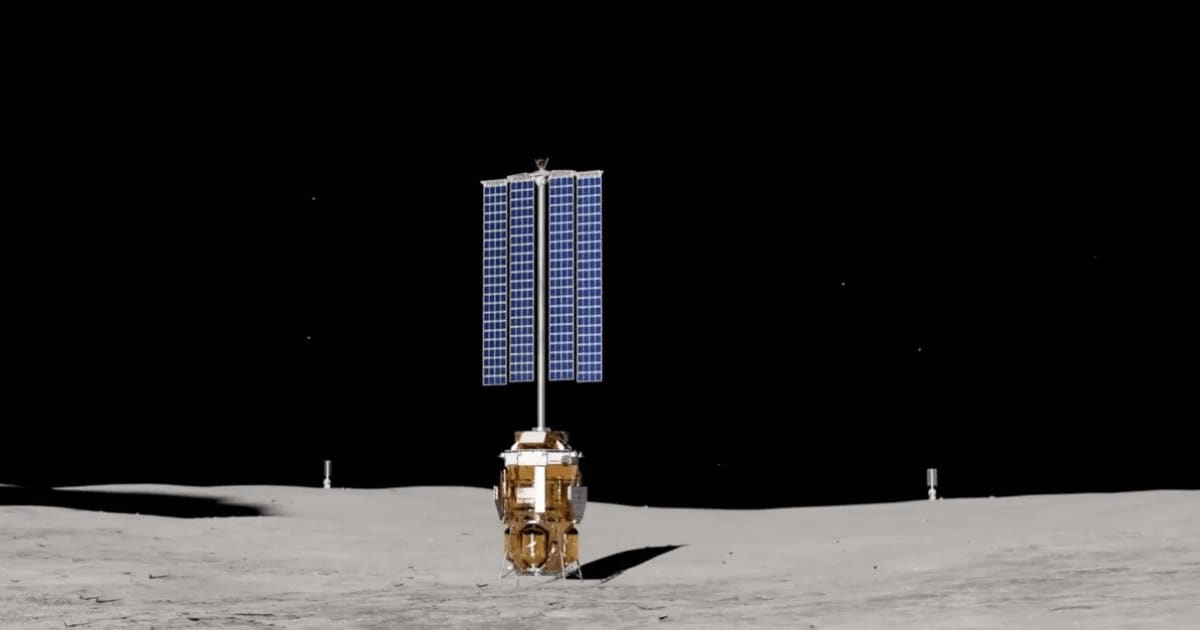 An artist's illustration of several Blue Origin 'Power Towers' on the Moon. (Representative Cover Image Source: Blue Origin; Resized by Starlust staff)