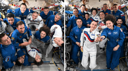 NASA’s Jessica Meir hands ISS command to cosmonaut Pyotr Dubrov ahead of Crew-12 return